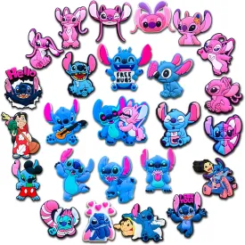 25 40pcs Shoe Charms for Croc Shoes, Cute Clog Decorations for Adults Men Women