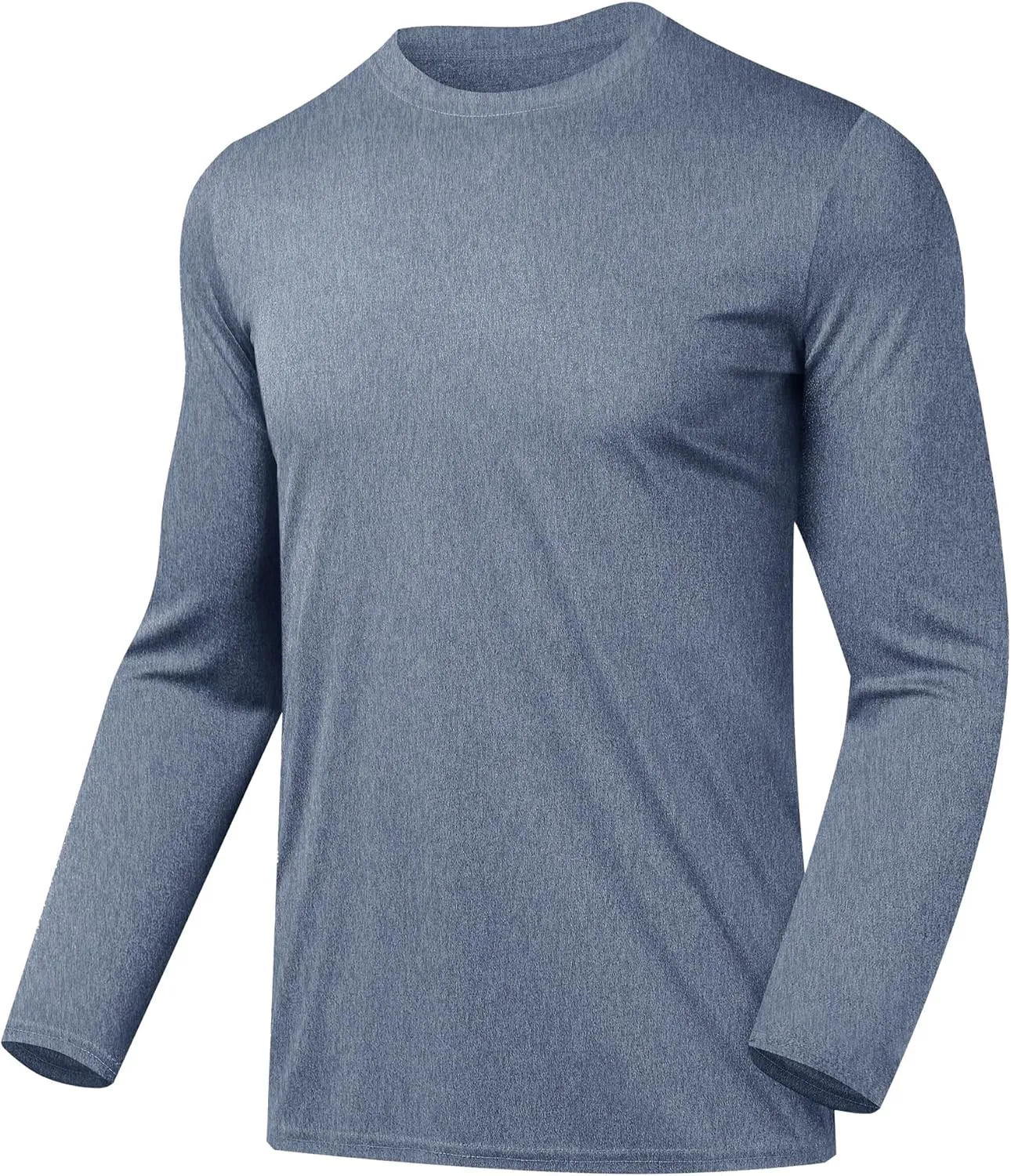 6 Pack Men's Long Sleeves Dry Fit Shirts, UPF 50  Rash Guard Swim SPF Fishing UV Sun Protection Shirts
