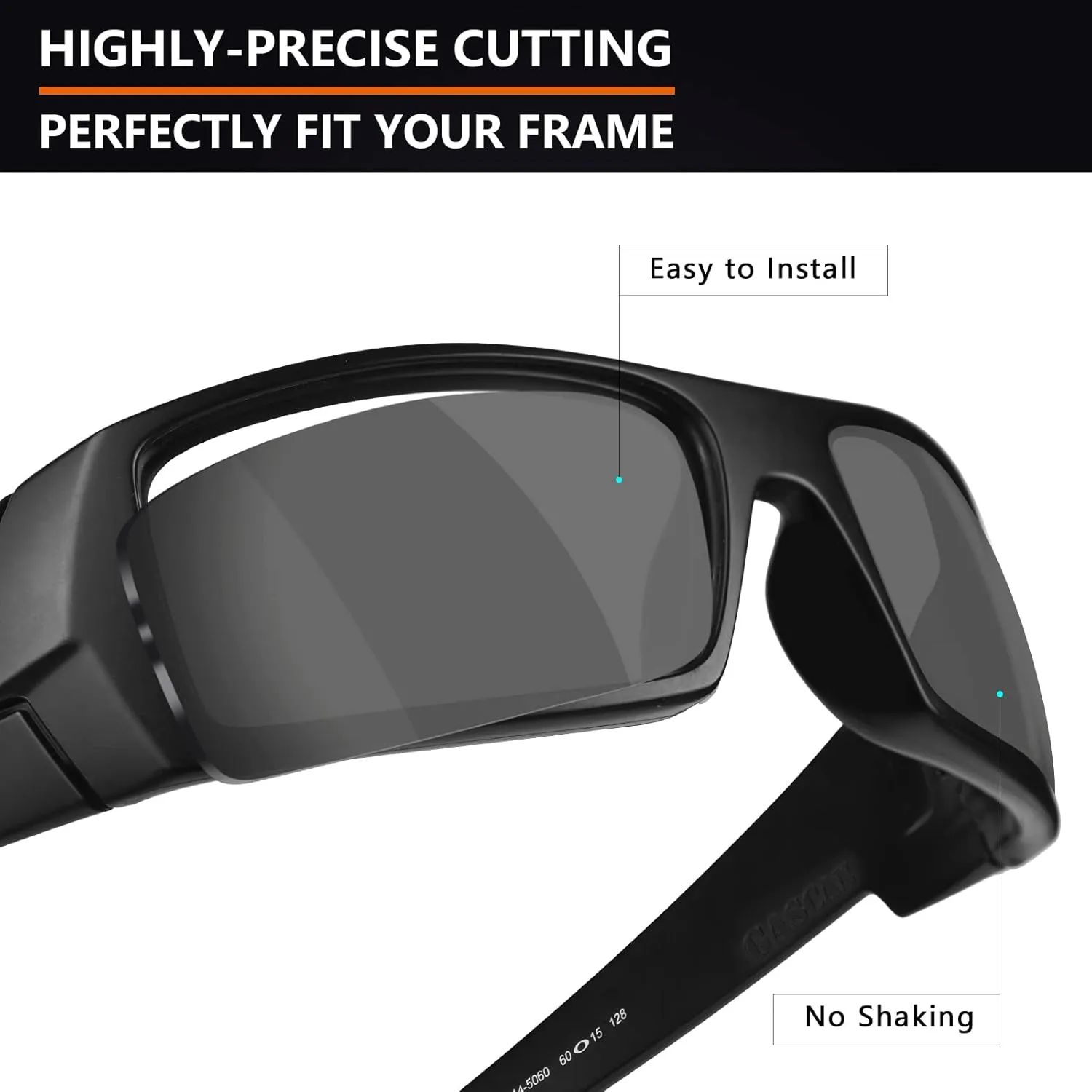 Alphax Polarized Replacement Lenses for Oakley Gascan OO9014 - Multiple Options