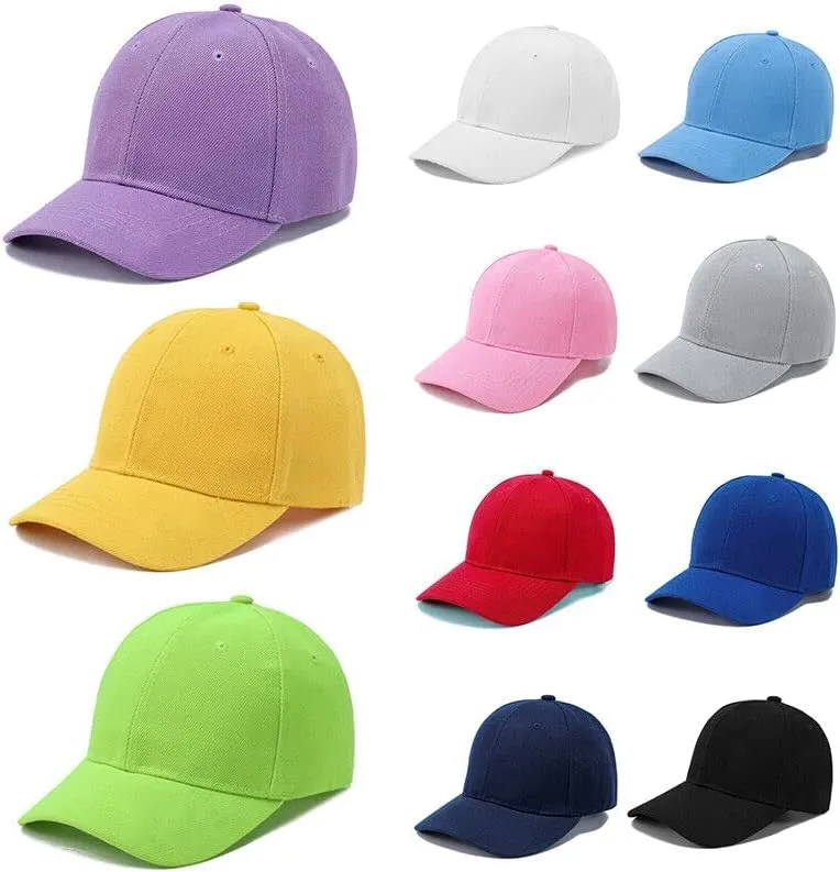 Boolavard Kids Boy Girl Baseball Cap Hat Soft Lightweight Adjustable Size for 2-9 Years