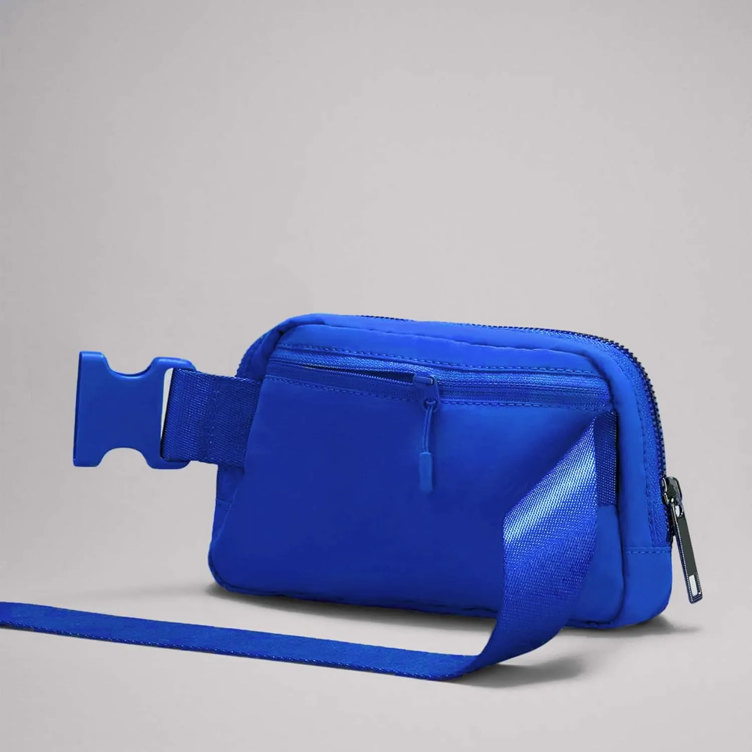 Fanny Pack Cross Body Bag Small Crossbody Bags for Women Men Trendy Nylon Waterproof Mini Purse Travel Running Belt Bag Lulu Dupes Bum Hip Chest Waist Pack Side Bag Must Have Blue