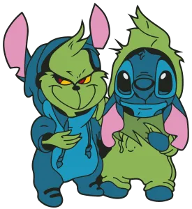 Green & blue monster, character