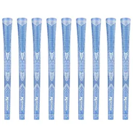 Karma Light Blue Sparkle - 9 Piece Golf Grip Bundle
