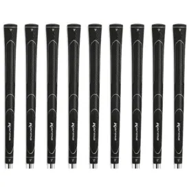 Karma Super Lite Black Standard - 9 Piece Golf Grip Bundle
