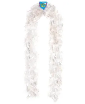 Lightweight Feather Boa - White