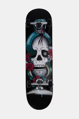 Skateboard imprimé serpent et crâne Zoo York 8"