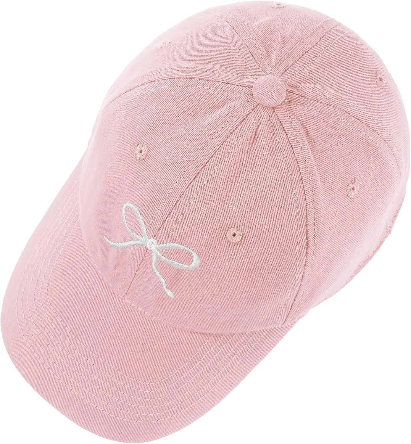 Zando Bow Baseball Cap for Women Men Girls Dad Trendy Adjustable Trucker Hat Cute Y2k Travel Golf Sprts Sun Hats Accessories